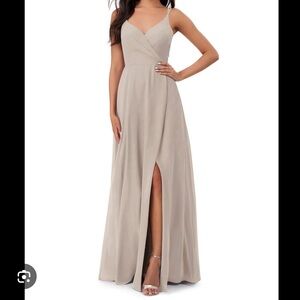 Azazie Lennon Dress in Frost